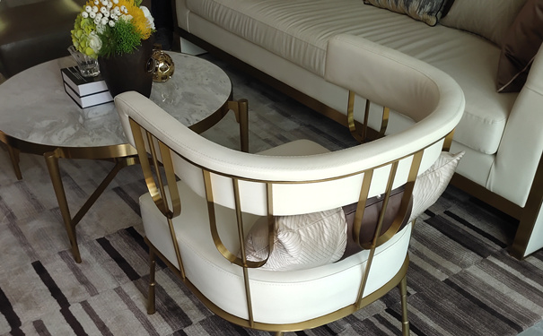 別墅定制型香檳金不銹鋼家具 別墅定制型香檳金不銹鋼家具